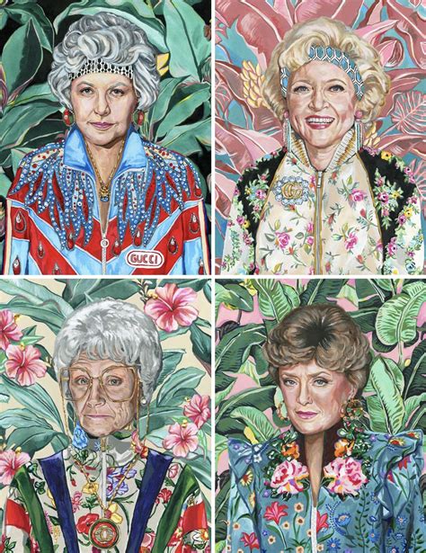 golden girls gucci portrait|The Viral 'Golden Girls' Portraits Are Selling Out at .